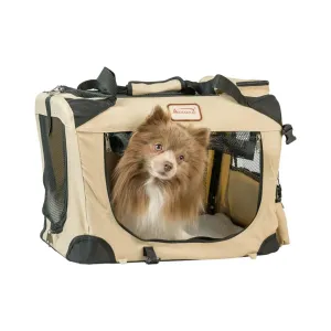 - Armarkat Crate Beige Soft Folding Best-priced Travel Dog First-dibs sale Pet Carrier