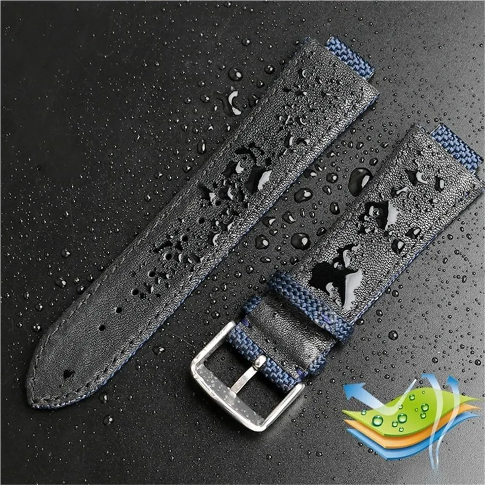 12mm Convex Mouth Nylon For Series Strap T137.407/410 Men Wristband Bracelet(Military green sk)