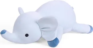24" | 4.2 Pounds Blue Elephant Weighted Stuffed Animals - Cute Weighted Plush Toy Comfort Weighted Plush Pillow Gifts for Kids & Adults (24" | 4.2 lbs, Blue Elephant)