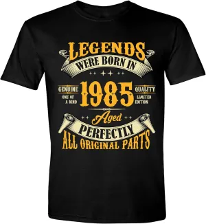 40th Birthday Shirt for Men, Legends were Born in 1985, Vintage 40 Years Old T-Shirt