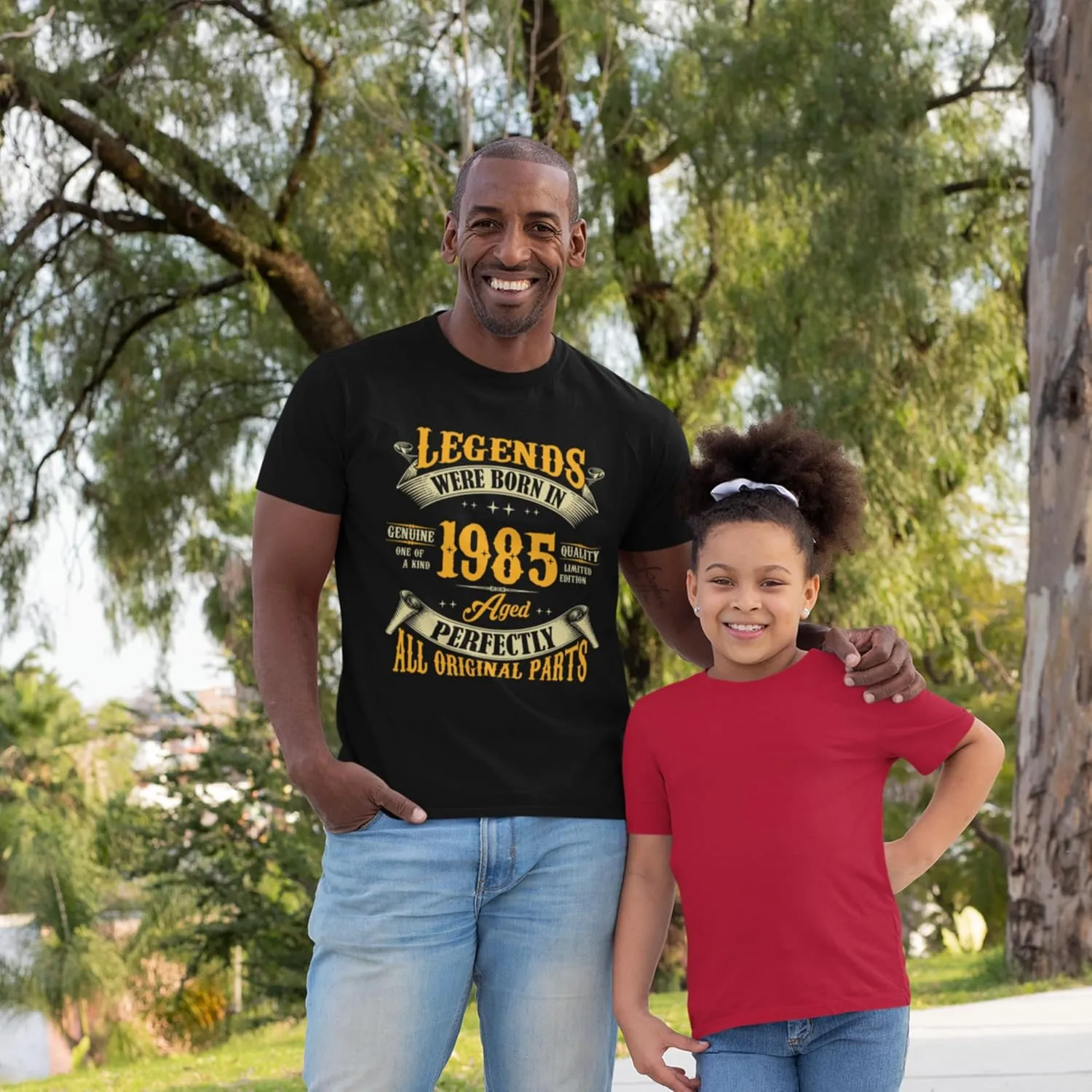 40th Birthday Shirt for Men, Legends were Born in 1985, Vintage 40 Years Old T-Shirt