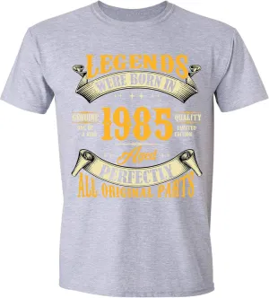 40th Birthday Shirt for Men, Legends were Born in 1985, Vintage 40 Years Old T-Shirt