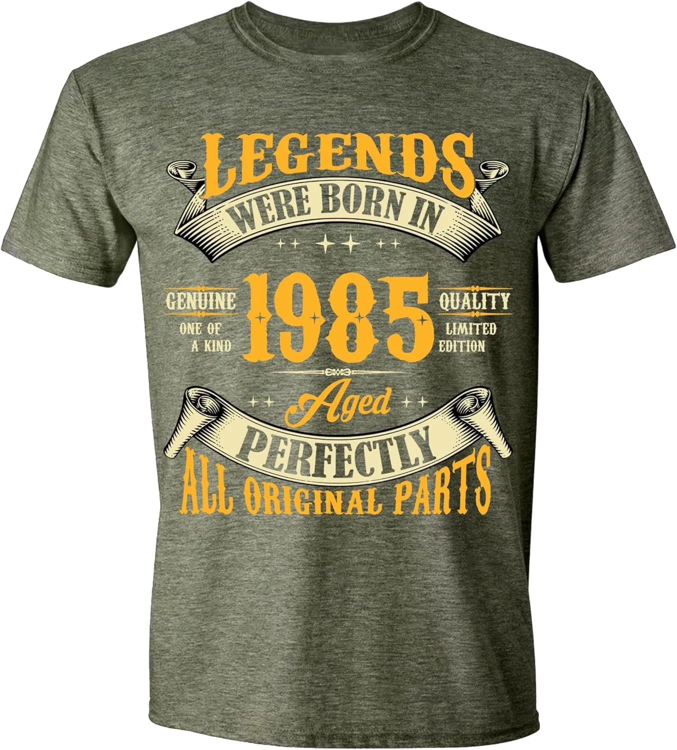 40th Birthday Shirt for Men, Legends were Born in 1985, Vintage 40 Years Old T-Shirt