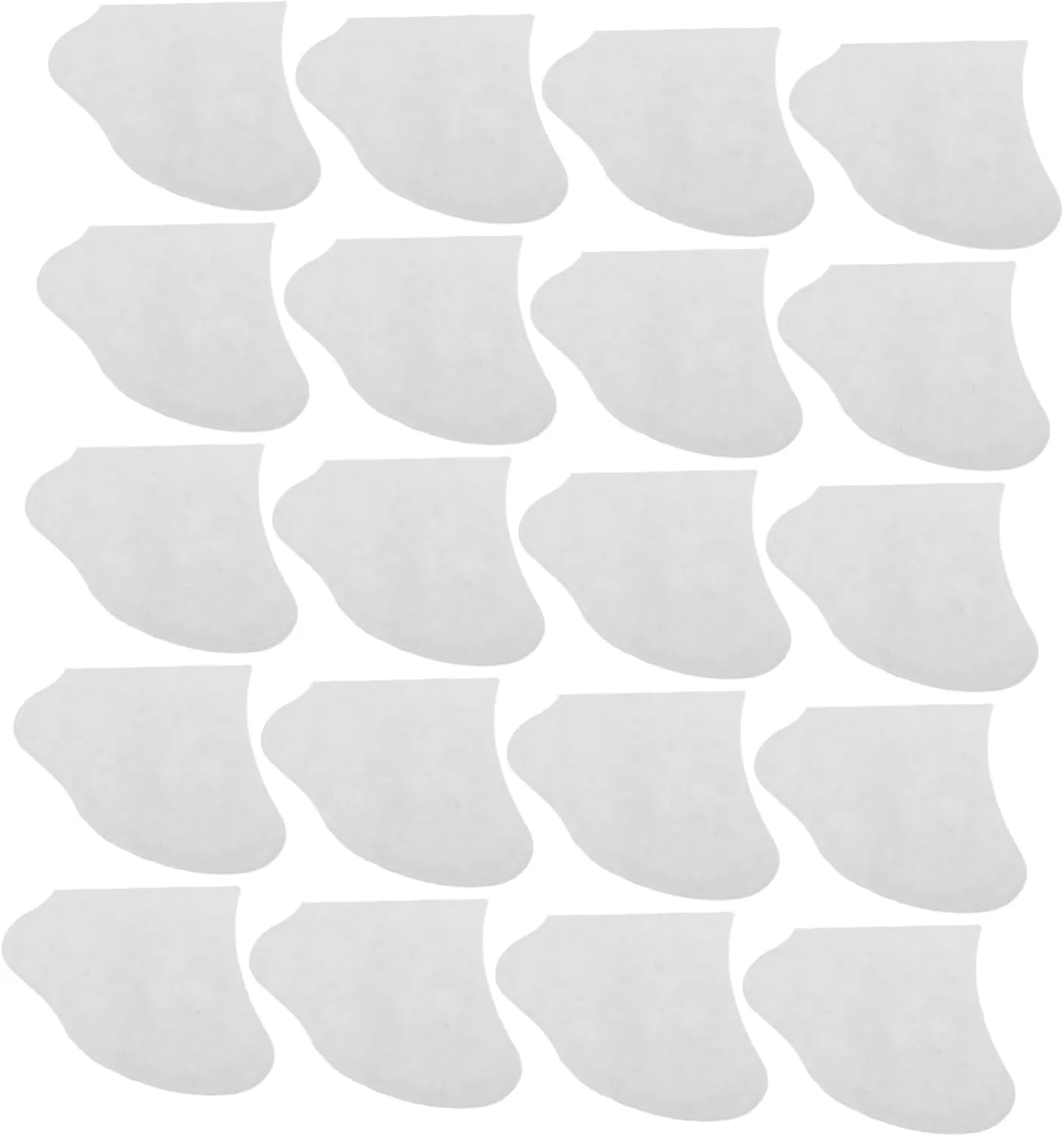 50 Pairs Non Woven Foot Covers Moisturizing Foot Care Socks for Spa and Salon Use