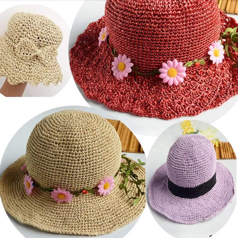 500g Hand Crocheting Raffia Straw Yarn for Knitting - Coffee Beach Bag and Summer Sun Hat Material - Cellulose Crochet Yarn