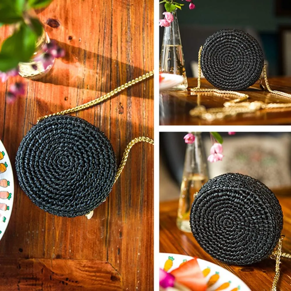 500g Hand Crocheting Raffia Straw Yarn for Knitting - Coffee Beach Bag and Summer Sun Hat Material - Cellulose Crochet Yarn