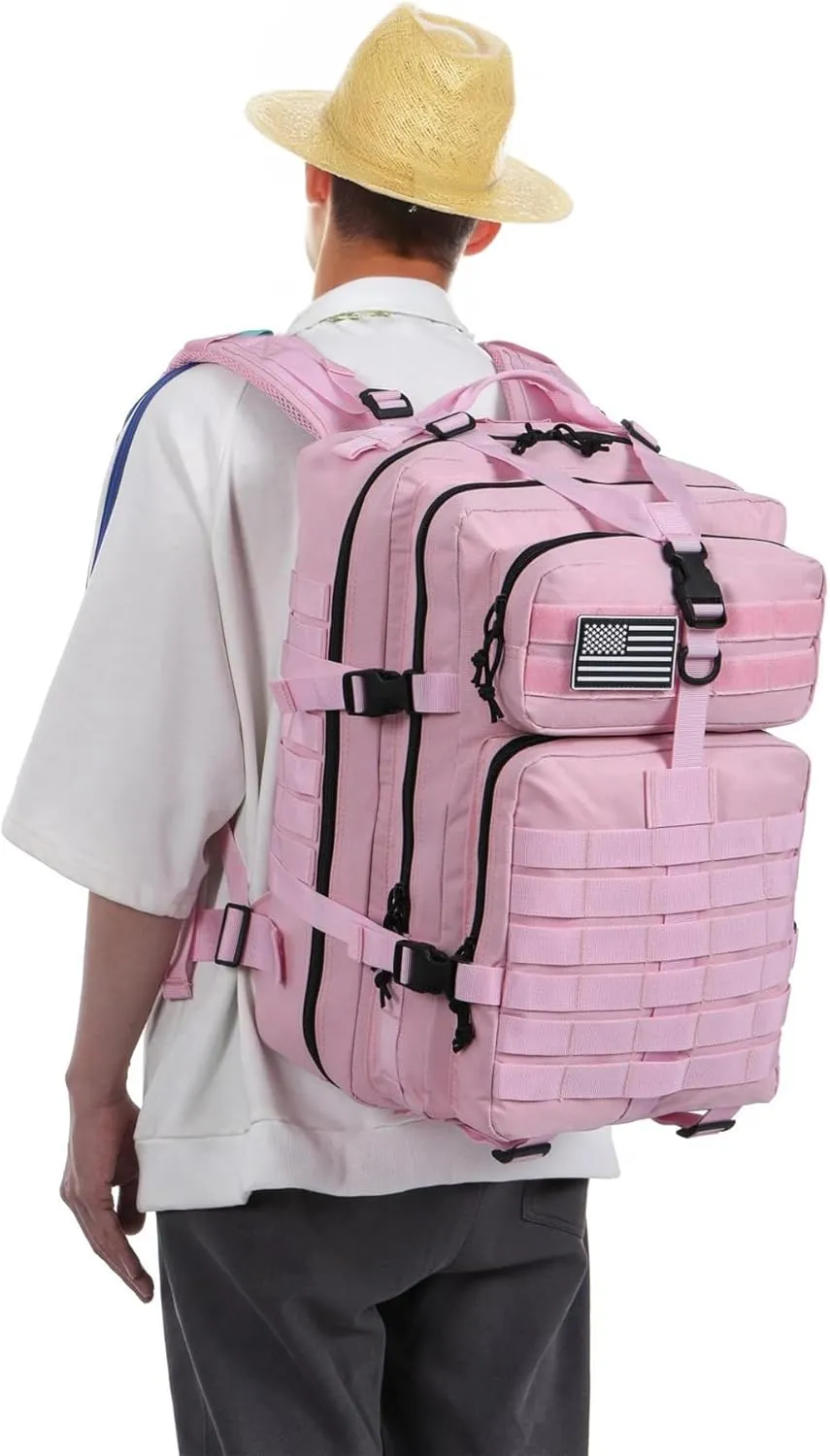 50L Sturdy Nylon Waterproof Fishing Hunting Backpack Outdoor Military Rucksacks Tactical Sports Camping Hiking