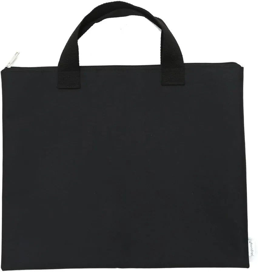 600D Portfolio Waterproof With Handle And Zipper For Student and Artist 2-pack