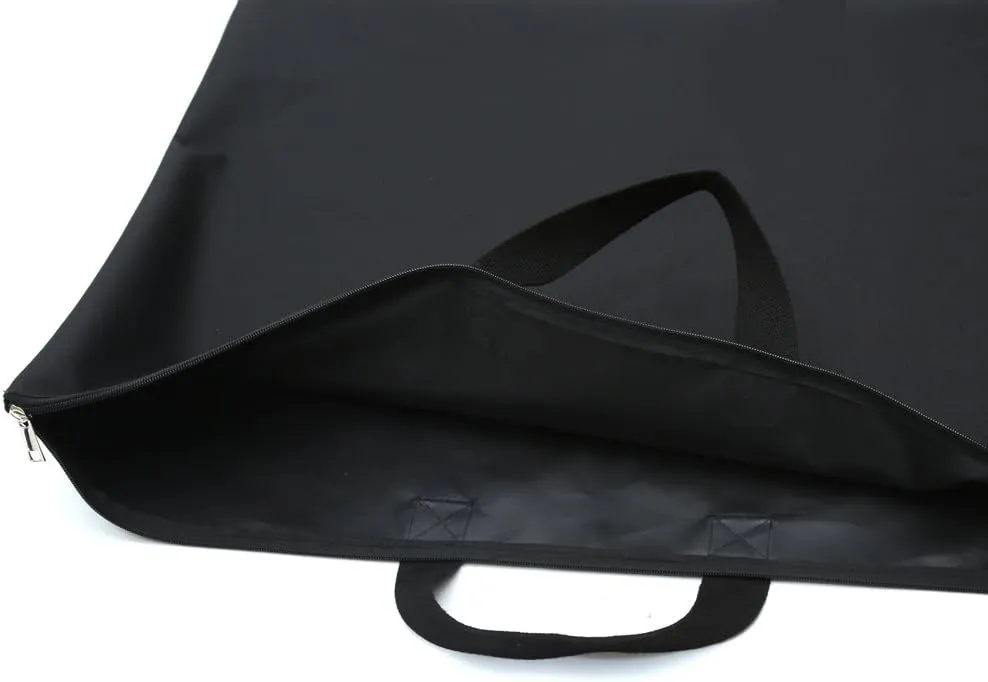 600D Portfolio Waterproof With Handle And Zipper For Student and Artist 2-pack