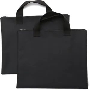 600D Portfolio Waterproof With Handle And Zipper For Student and Artist 2-pack