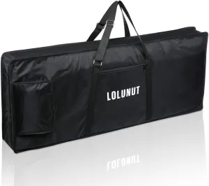 61 Key Keyboard Bag Thickened Waterproof Electronic Piano Cover Case for Electronic (Black)