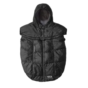 7AM Pookie Poncho Cover for Baby Carrier - Water Repellent & Ultra Soft Micro-Fleece Lining Bunting Bag with Adjustable 2 Hoods, Multifunctional Stroller & Winter Car Seat Cover | (0-4T)