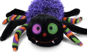7" Plush Halloween Stuffed Animal Cute Spider (Purple)