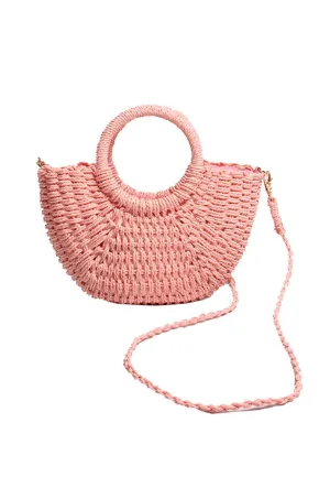 Adkidz Mini Straw Crossbody Bag