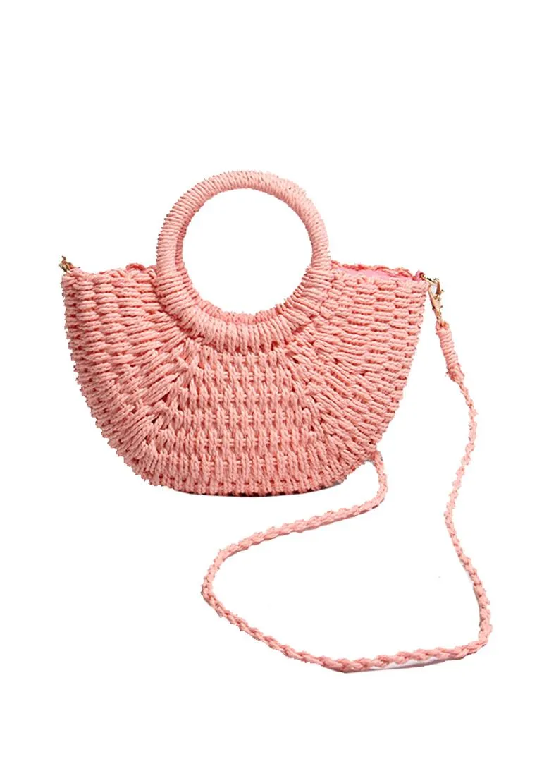 Adkidz Mini Straw Crossbody Bag