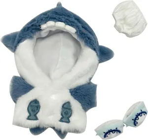 Adorable Shark Plush Toy Outfit Set - Perfect for 20cm Cotton Dolls and Stuffed Animals