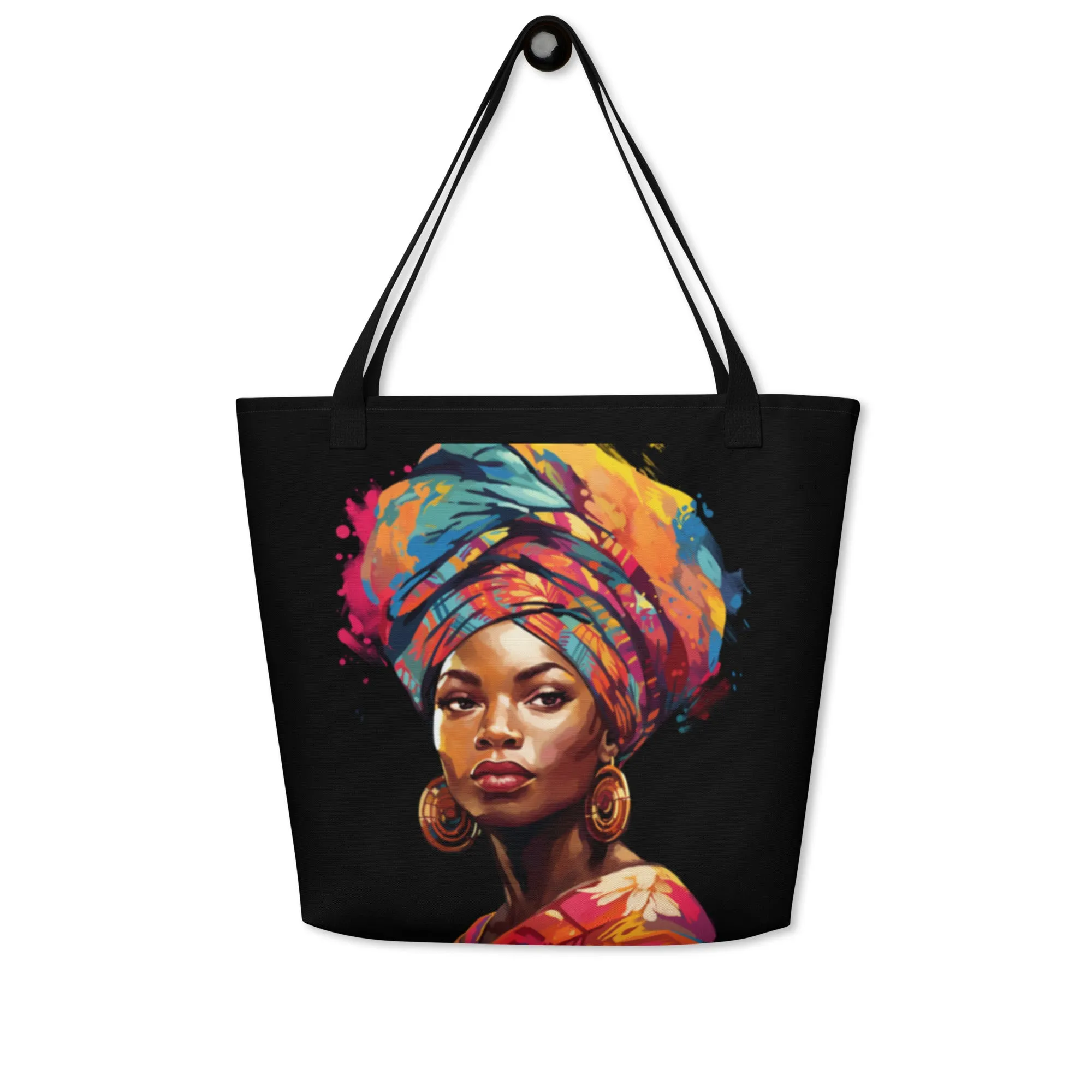African Beauty Tote Bags