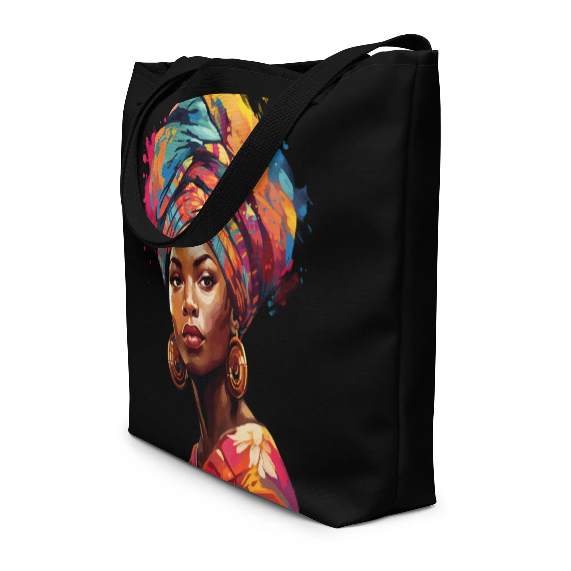 African Beauty Tote Bags