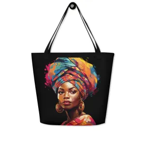 African Beauty Tote Bags