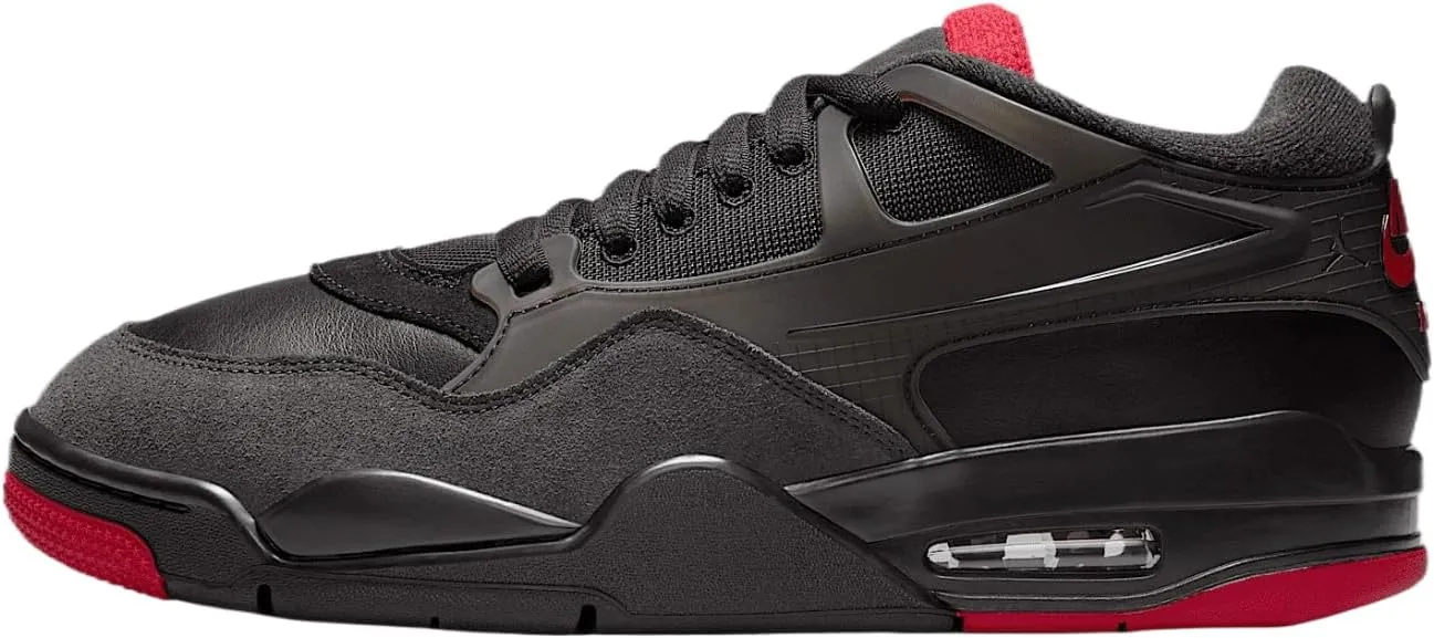 Air Jordan 4 RM Men's Shoes (FQ7939-060, Black/Anthracite/Varsity Red) Size 11