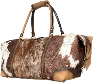 American Darling Duffel Hair On Genuine Leather Western Women Bag | Handbag | Leather Duffle Bag | Weekend Bag | Travel Duffel Bags | Duffel Bag for Women