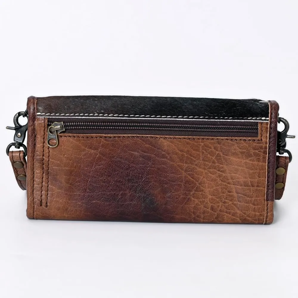 American Darling Hair On Genuine Leather Women Bag Western Handbag Purse