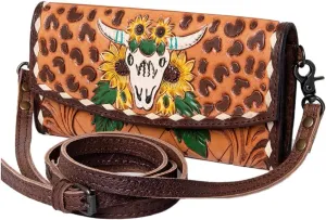 American Darling Wallet Hand Tooled Genuine Leather women bag western handbag purse