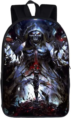 Anime OverLord Backpack School Bag Albedo Daypack Shoulder Bag Student Bag 6