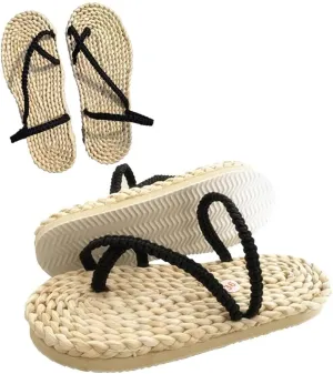 Anime Slippers Slides Anime Sandals Straw Shoes Summer Flip Beach Men Halloween