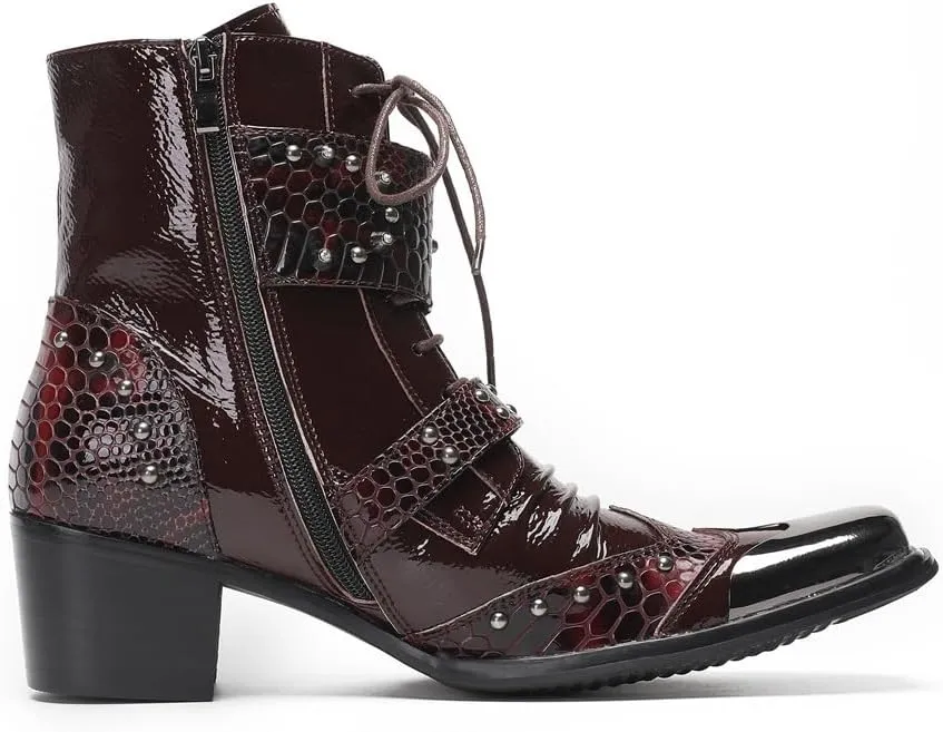 Ankle Boots for Men Party Club for Office Pure Genuine Leather The First Layer of Cowhide