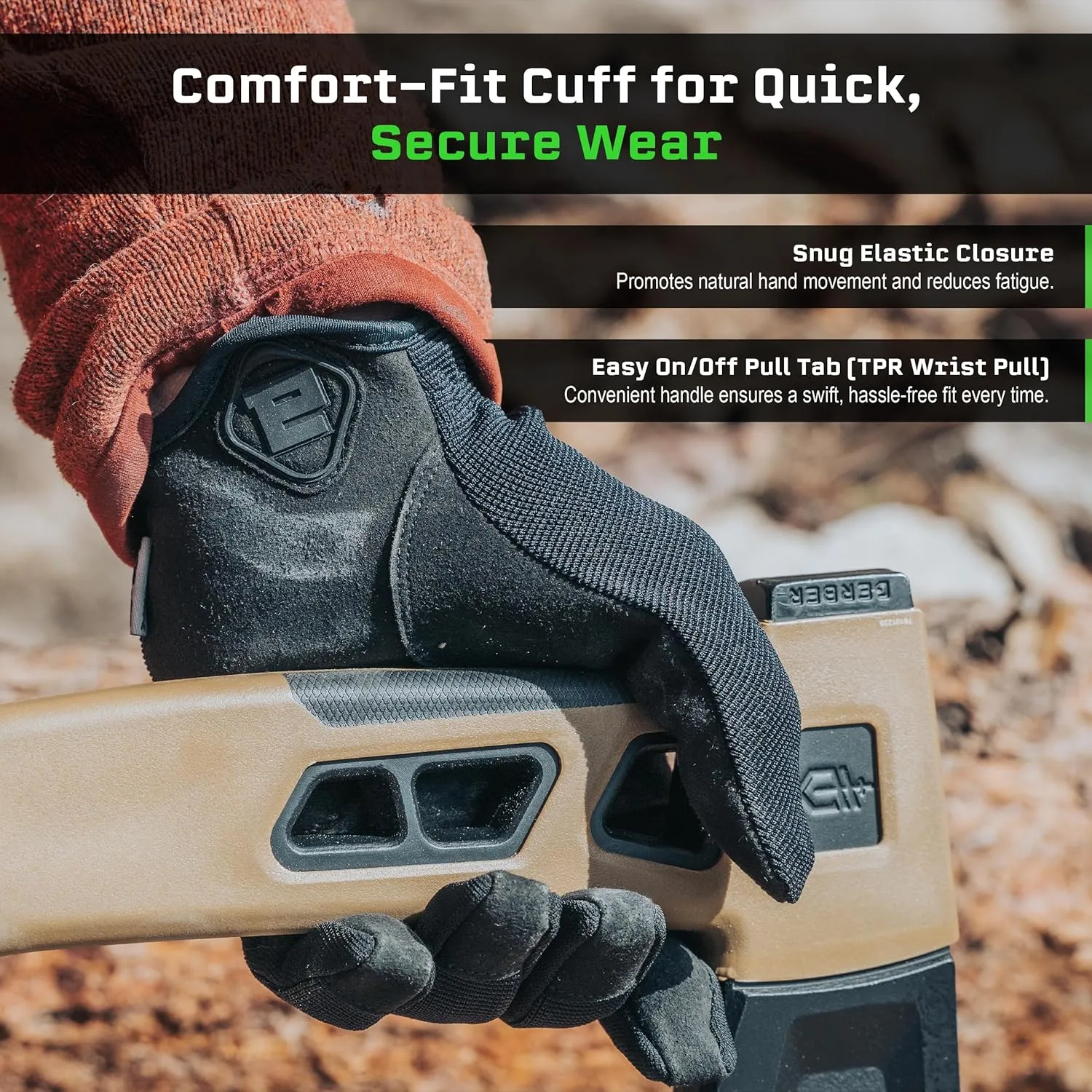 APEX 1.0 High Dexterity Gloves for Work, Tactical, Shooting, Hunting, Multi Sport, Outdoor Protection, Full Finger, Snug Secure Fit, Breathable Design