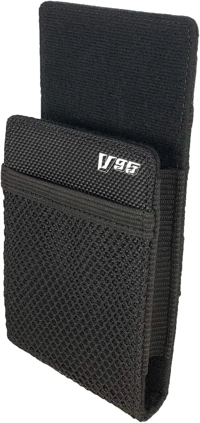 Artisan Power V95 Universal Nylon Pocket Cellphone Holster for SpectraLink Versity 95 & 96 Series and Cisco WebEx 860 | 180 Degree Ratchet Belt Clip, Mesh Pocket & Pencil Holder