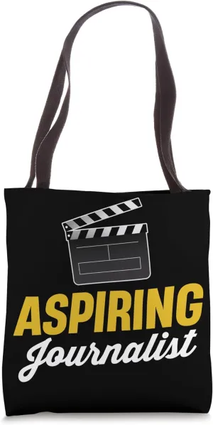 Aspiring Journalist Future Article Novelist Typewriter Tote Bag