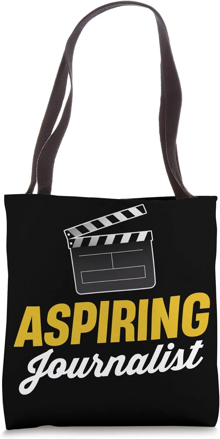 Aspiring Journalist Future Article Novelist Typewriter Tote Bag