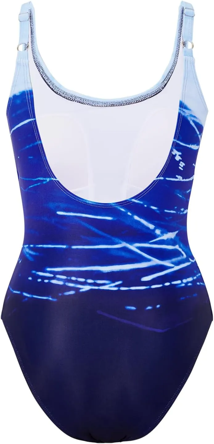 Athletic One Piece Swimsuit for Women Tummy Control Slimming Training Swimwear Bathing Suit for Youth Girls