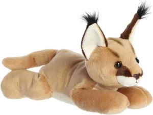 Aurora® Adorable Flopsie™ Caracal Stuffed Animal - Playful Ease - Timeless Companions - Brown 12 Inches