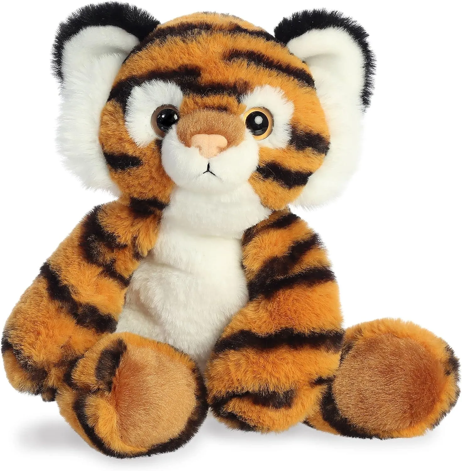 Aurora® Adorable Flopsie™ Topaz Tiger™ Stuffed Animal - Playful Ease - Timeless Companions - Orange 12 Inches