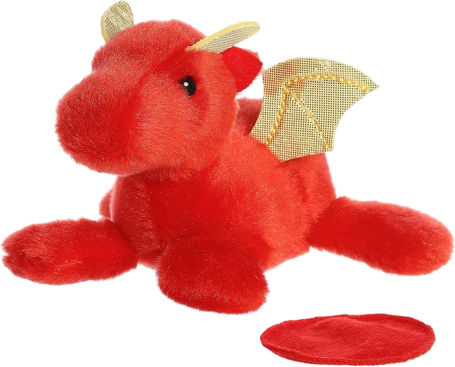 Aurora® Adorable Shoulderkins™ Daring Dragon™ Stuffed Animal - Adorable Buddy That Can Go Everywhere with You - Perfect for Kids 3  Years and Costumes - Red 6 Inches