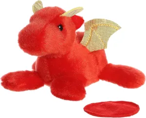 Aurora® Adorable Shoulderkins™ Daring Dragon™ Stuffed Animal - Adorable Buddy That Can Go Everywhere with You - Perfect for Kids 3  Years and Costumes - Red 6 Inches