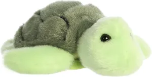 Aurora® Adorable Shoulderkins™ Saavy Sea Turtle™ Stuffed Animal - Adorable Buddy That Can Go Everywhere with You - Perfect for Kids 3  Years and Costumes - Green 5.5 Inches