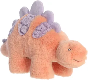 Aurora® Adorable Softiesaurus™ Sammi Stegosaurus™ Baby Stuffed Animal - Soft & Cuddly Toy for Bedtime Comfort - Perfect for Nursery Decor, Playtime, and Gifts - Orange 12 Inches