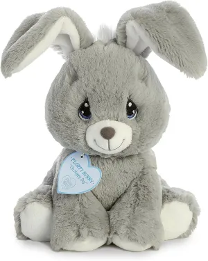 Aurora® Inspirational Precious Moments™ Floppy Bunny Grey Stuffed Animal - Cherished Memories - Enduring Comfort - Gray 8.5 Inches
