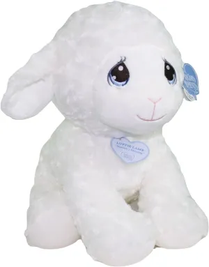 Aurora® Inspirational Precious Moments™ Luffie Lamb Stuffed Animal - Cherished Memories - Enduring Comfort - White 12 Inches