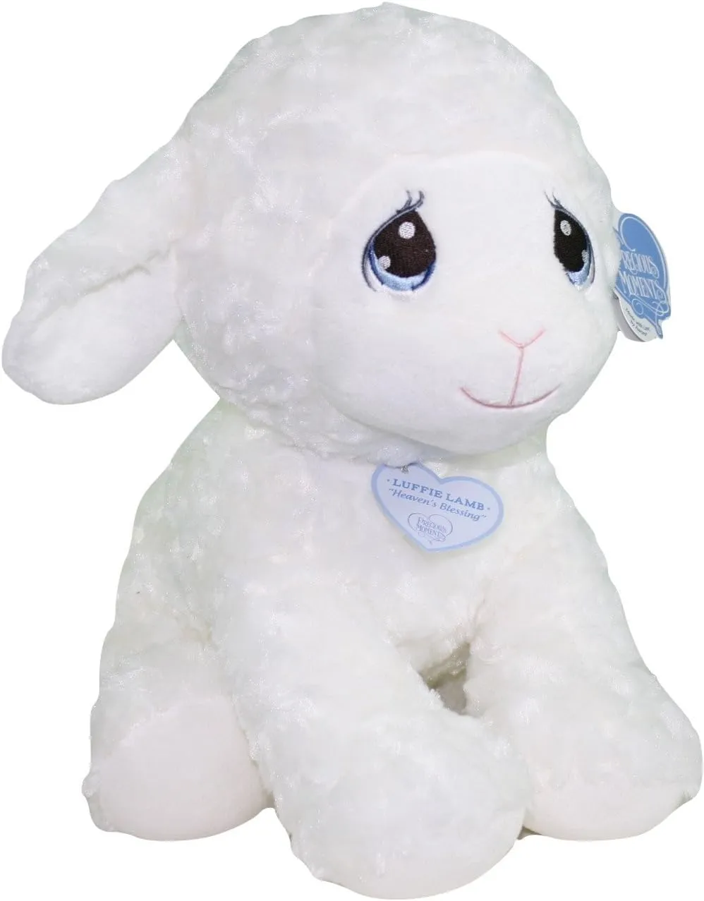 Aurora® Inspirational Precious Moments™ Luffie Lamb Stuffed Animal - Cherished Memories - Enduring Comfort - White 12 Inches