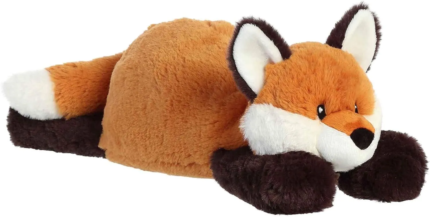 Aurora® Laid-Back Snoozles™ Fox Stuffed Animal - Cuddly Comfort - Imaginative Playtime - Orange 18 Inches