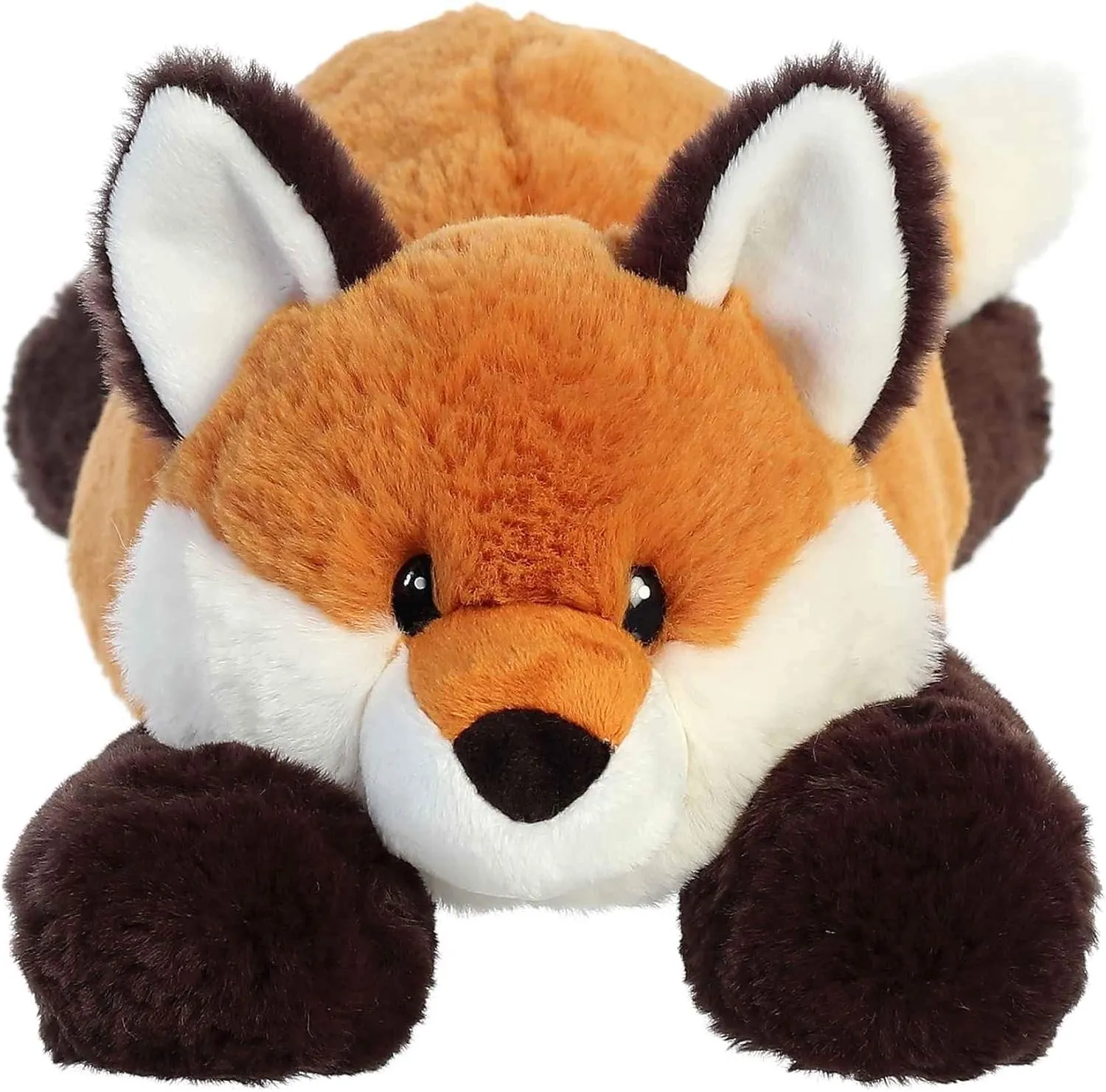 Aurora® Laid-Back Snoozles™ Fox Stuffed Animal - Cuddly Comfort - Imaginative Playtime - Orange 18 Inches