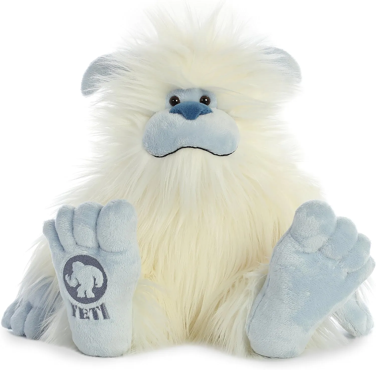 Aurora® Mysterious Fantasy Yeti Stuffed Animal - Mythical Companion - Imaginative Adventures - White 16.5 Inches