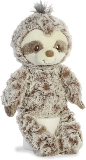 Aurora® Playful Sammie Sloth™ Baby Stuffed Animal - Soft & Cuddly Toy - Imaginative Play - Brown 10 Inches