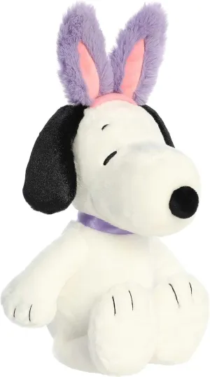 Aurora® Timeless Peanuts® Snoopy Stuffed Animal - Classic Characters - Lasting Memories - with Bunny Ears 11 Inches