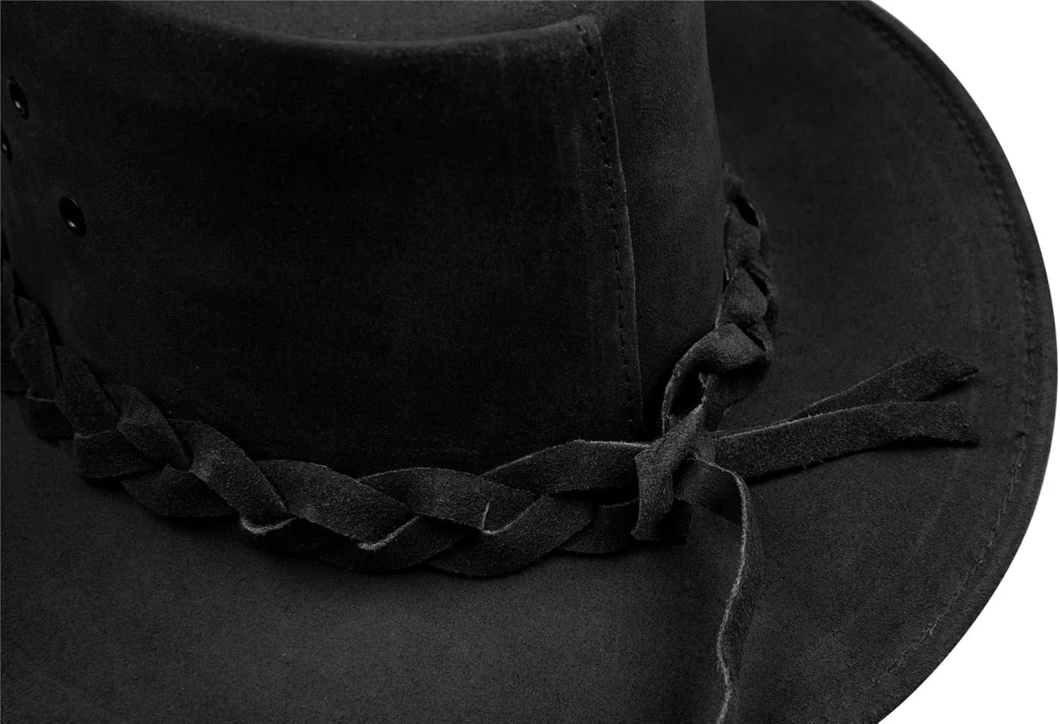 Australian Unisex Western Cowboy Hat Real Suede Outback Riding Dancing Classic